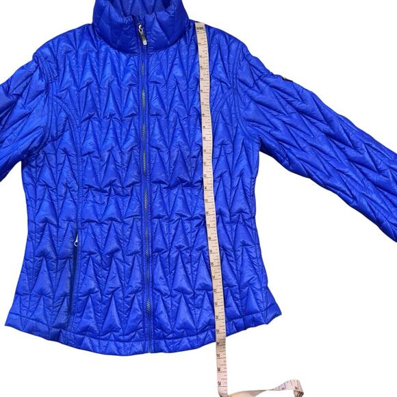 Skea Ltd Cobalt Blue Goose Down Packable Puffer Jacket Womens 12 Winter Ski Coat - Picture 10 of 13